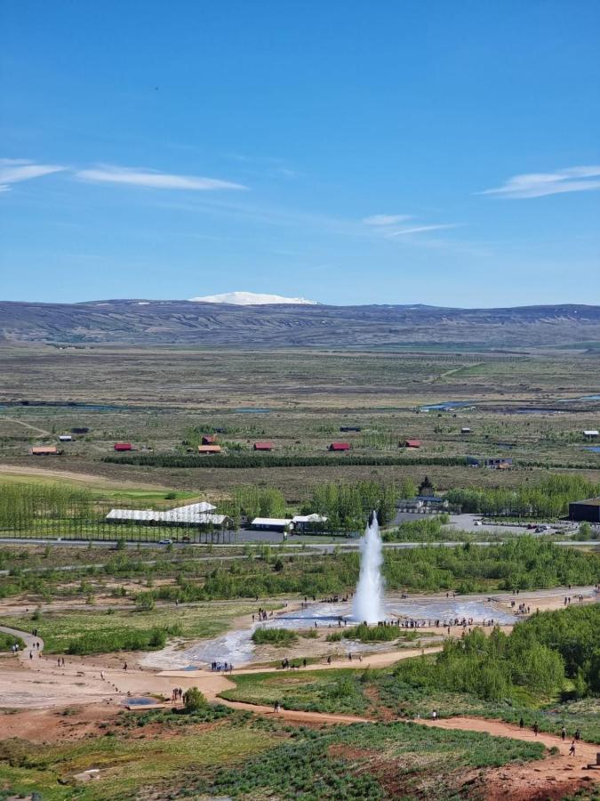 Hot Springs Cabin, Hot Tub Geysir Exterior photo